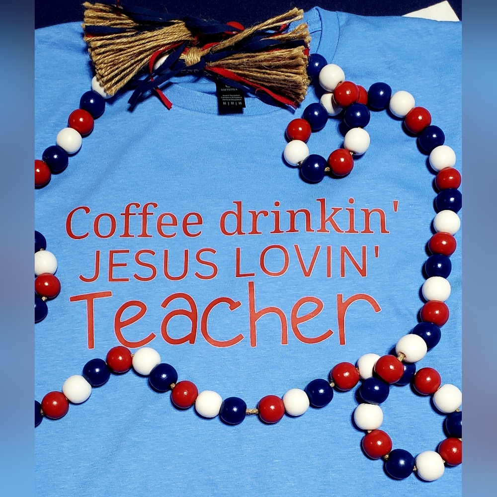 Coffee Lovin Drinking Lovin Teacher Shirt